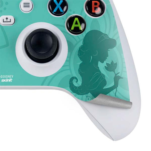 Disney Aladdin Princess Jasmine Silhouette Flower Xbox Series S Controller Skin